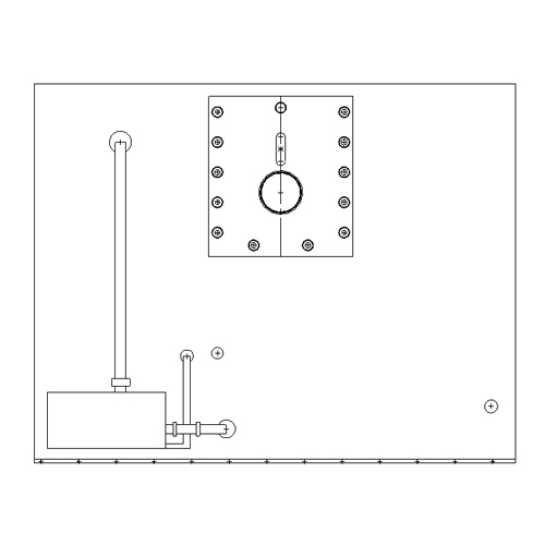 Sulu Yıkama Kabini (Bakır Nozulu İle Su Püskürtmeli, Şelaleli Devir Daim Pompalı Su Takviyeli)